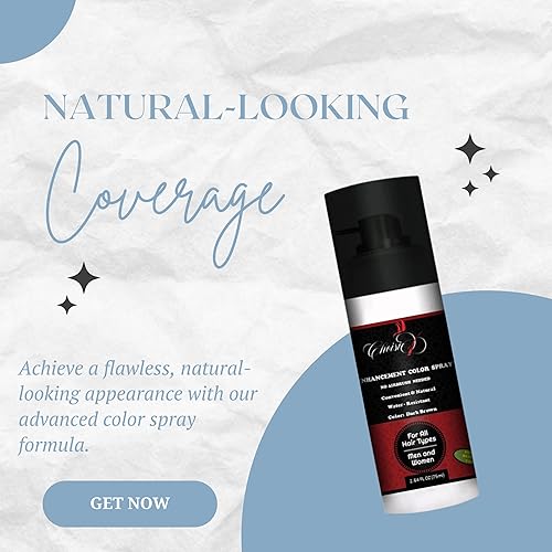 Miniatura 2 de CHOISIE1 Spray de color mejorado - Borwn oscuro natural (no necesita compresor)