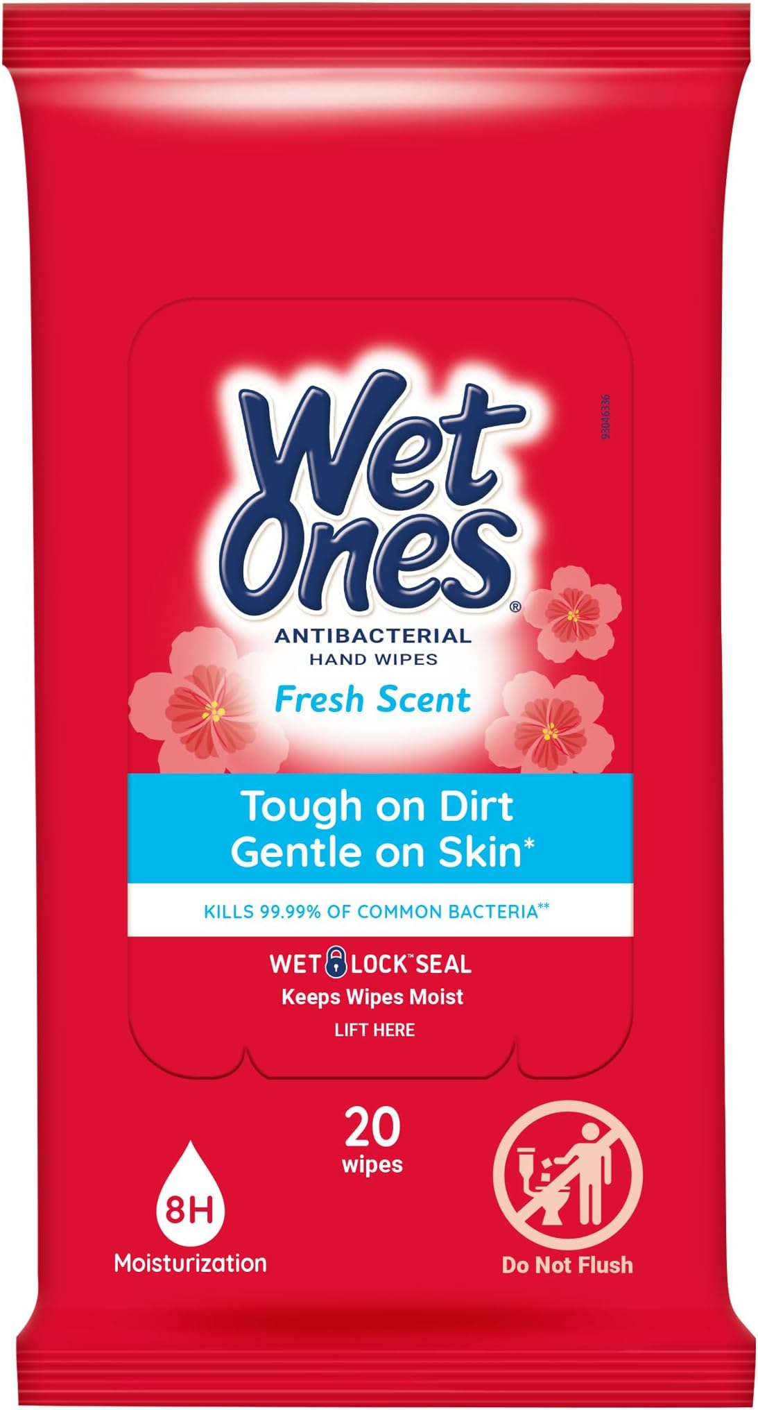 Antibacterial Hand Wipes, Fresh Scent, 20 ct (10 Pack)