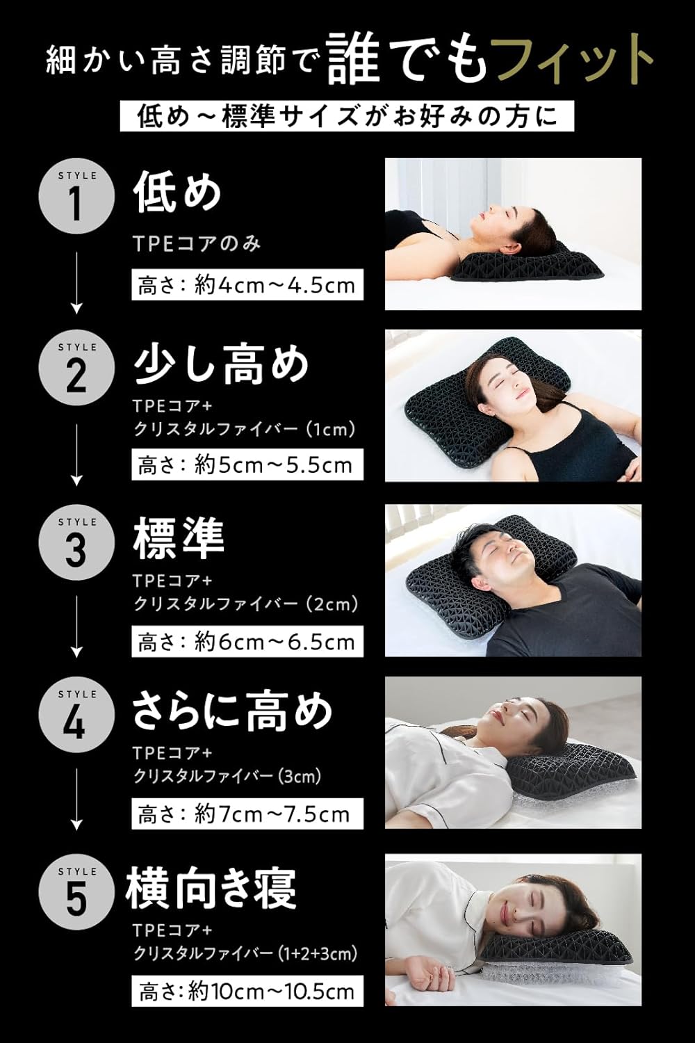 テンセル素材の枕カバー