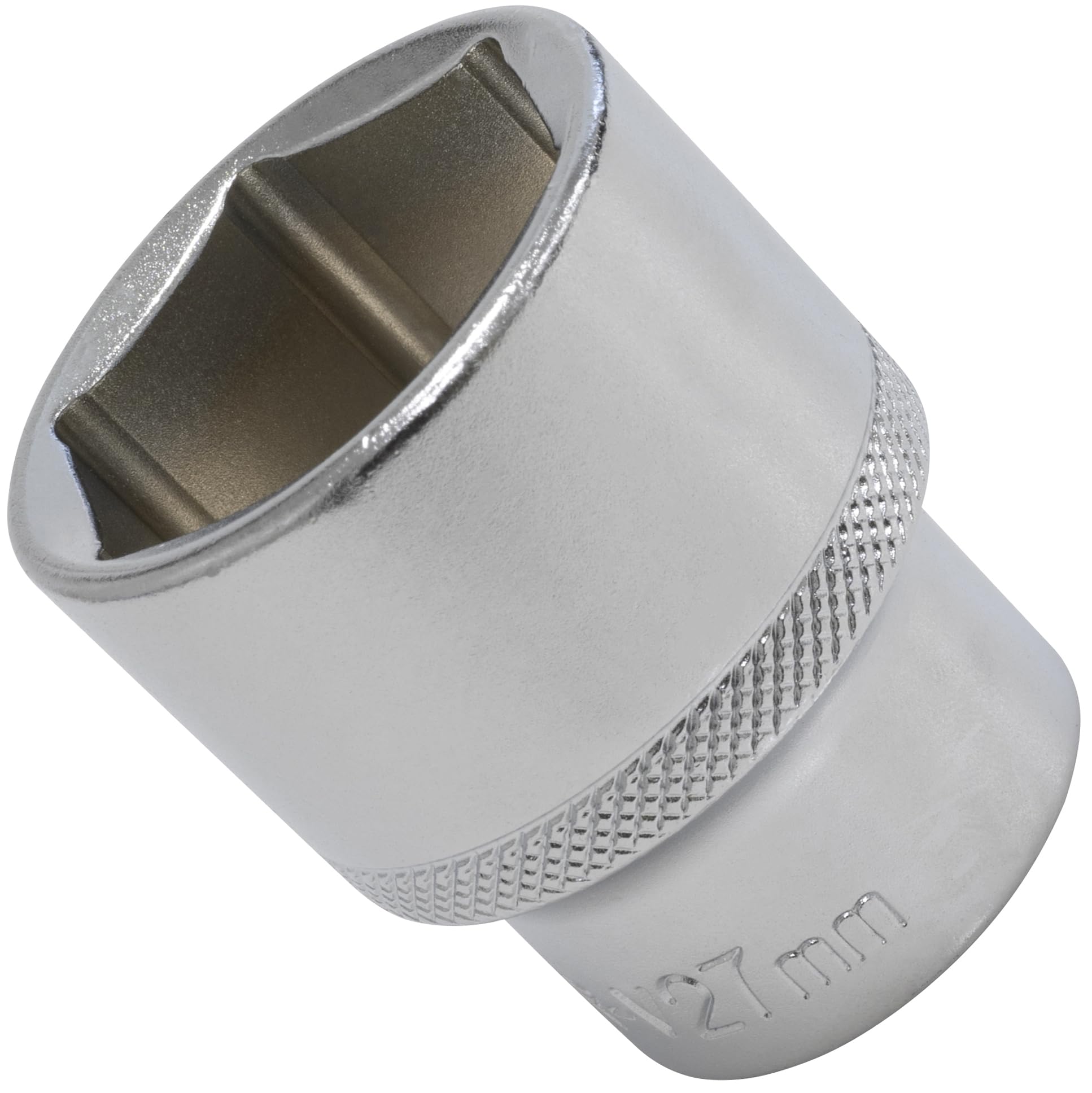 AERZETIX Douille De Vissage 1/2" 27mm X 42mm - Clé à Cliquet Hexagonale 6 Pans En Acier CR-V Chromée