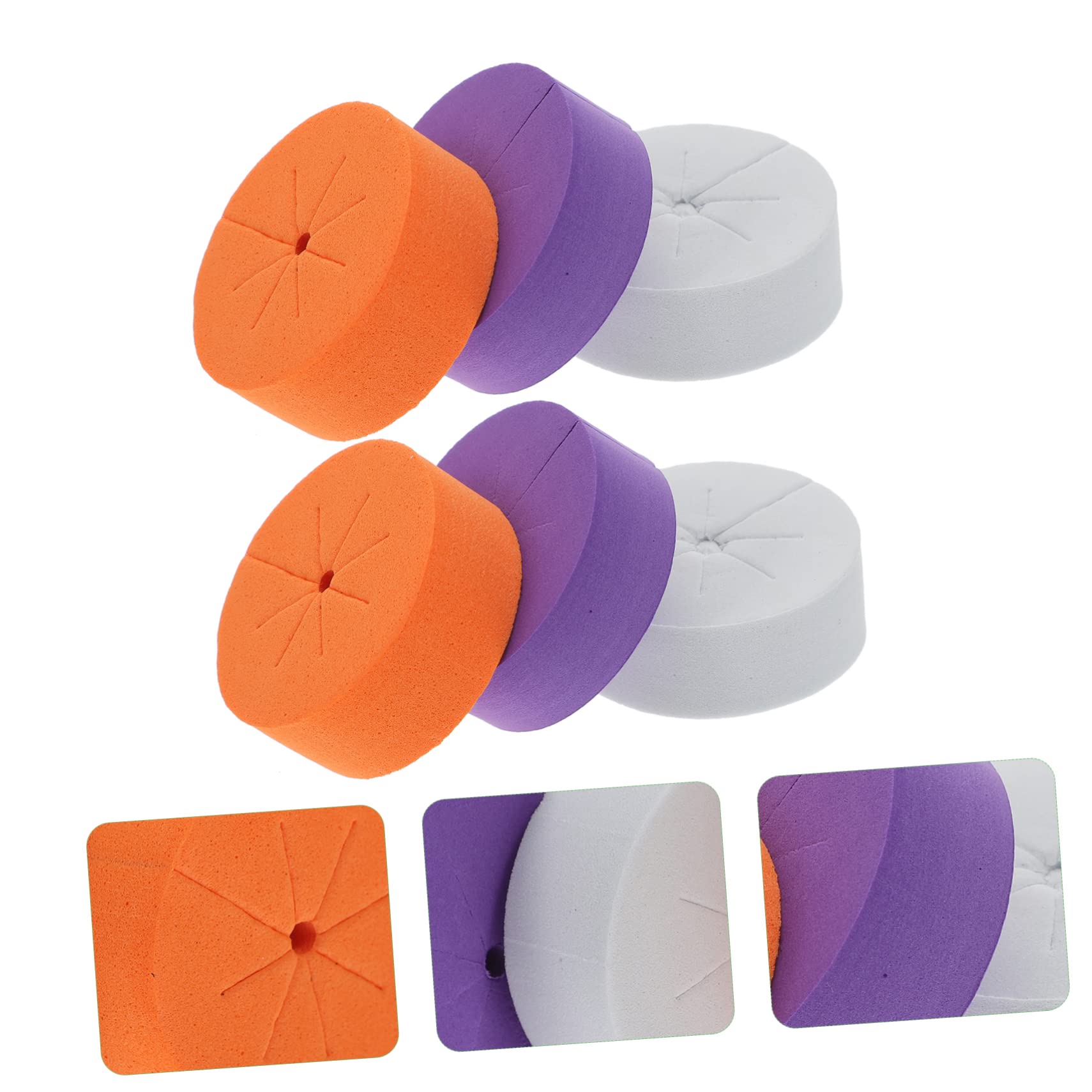 TOYANDONA Collares para Clones De Jardín Cultivo Sin Suelo, Bloques Redondos De Espuma Eva 120 Piezas, Esponja Transpirable Hidratante para Plantación Hidropónica y Trasplante Rápido