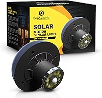 Vista 1 de Luces solares con sensor de movimiento para inodoro portátil, luces de techo para gallinero, casa de perros, cobertizos de almacenamiento