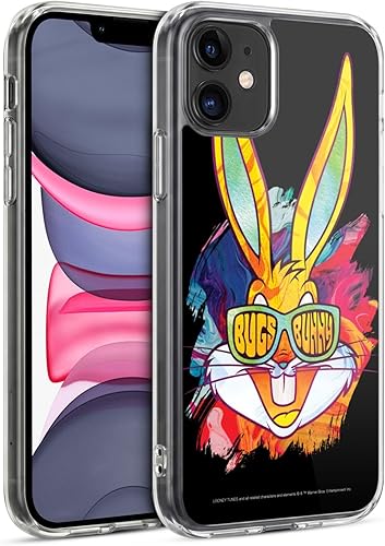 Miniatura 116 de Head Case Designs Funda de gel suave con licencia oficial de Looney Tunes Retro Bugs Bunny compatible con Apple iPhone 11 Pro Max Retro,Blanco y