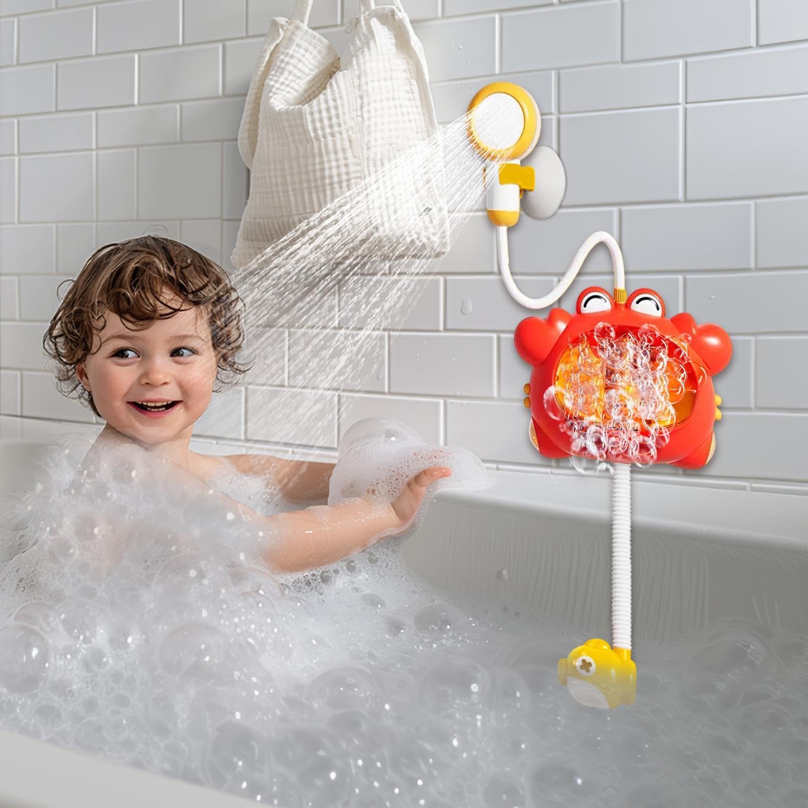 Cabezal de ducha juguete de baño para niños burbujas para