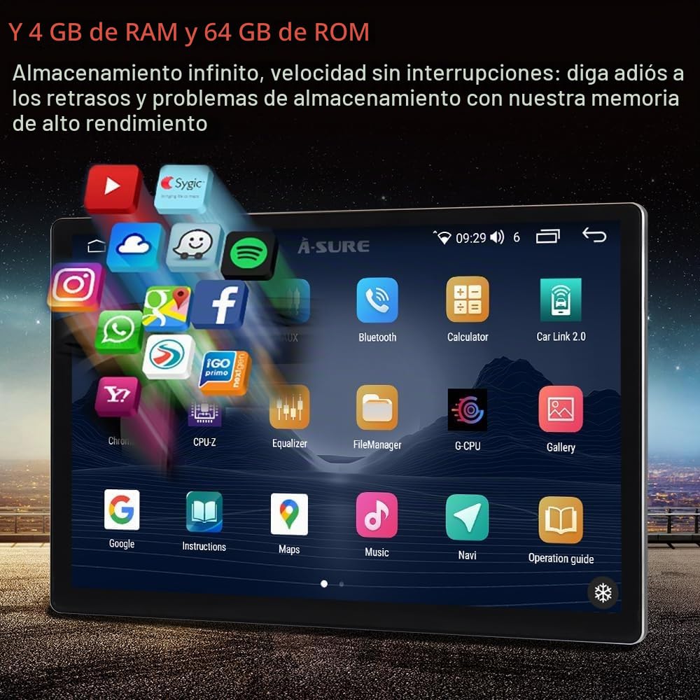 Radio de coche para Ford Transit Custom 2018 – 2022, pantalla táctil QLED de 13,1 pulgadas, Android 15 Radio, Wireless CarPlay Android Auto, 4G LTE Navigation, DSP Bluetooth 5.0, Plug & Play Display