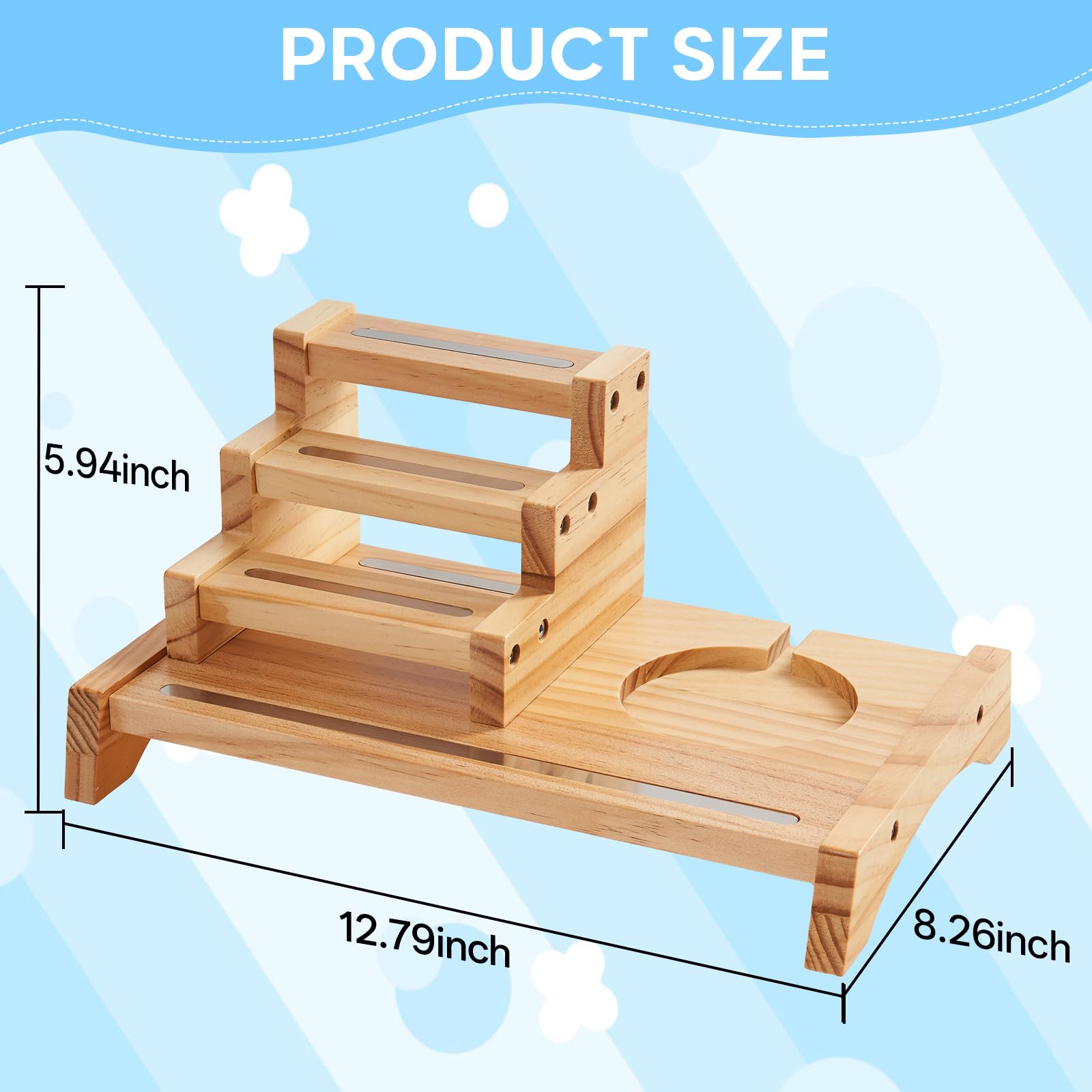 für 3-Tier Toniesbox Regal, Massiv Kiefernholz Tonie Regal Mädchen Kompatibel mit Toniesbox 1 und Toniesbox 2 Für 10-15 Tonies-Figuren Charaktere Desktop Anzeige Aufbewahrungsrack Für Kinderzimmer