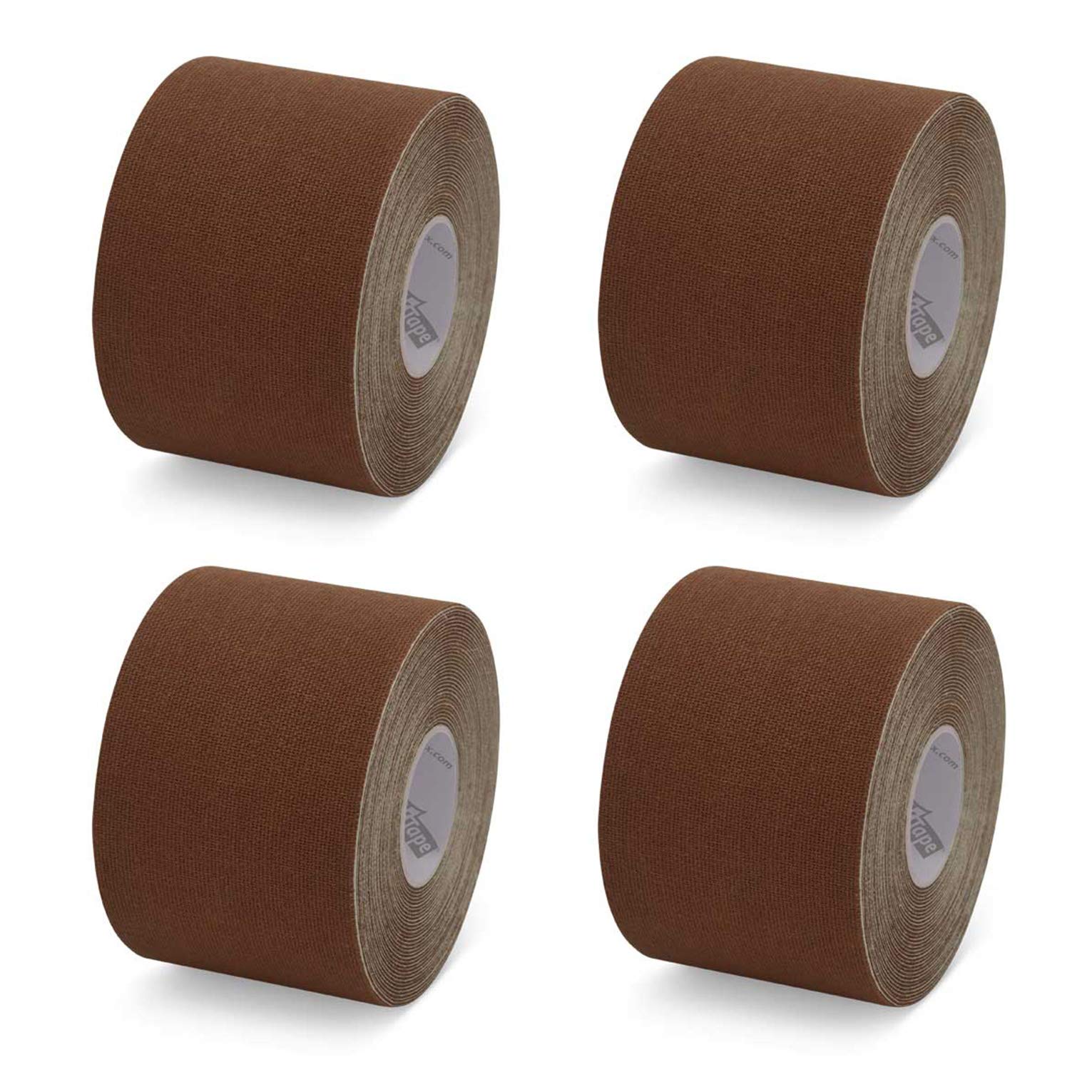 K-Tape® My Skin Dark Brown Box of 4 (4 Rollos, à 5cm x 5m) [Color: Marrón Oscuro]