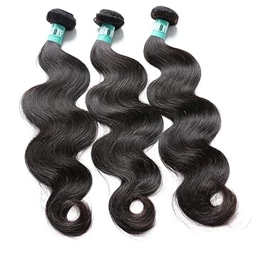 Msbeauty 10A Brazilian Virgin Hair 3 Bundles 22 24 26 inch Body Wave Virgin Human Hair Bundles Unprocessed Brazilian Virgin Hair Natural Color