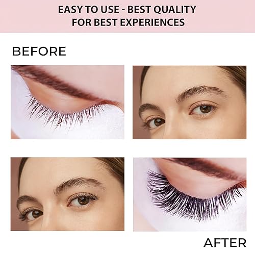 Miniatura 5 de 500 abanicos de pestañas Promades  5D-20D, 0.03-0.05-0.07 de grosor, rizos CCD, 0.315-0.709 in Extensiones de pestañas postizas prefabricadas con