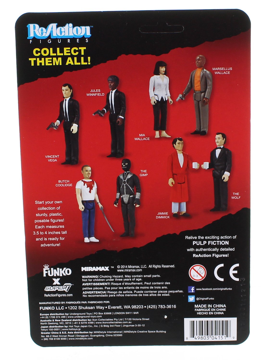 SF・ファンタジー・ホラー Funko Pulp Fiction set of 2 SF・ファンタジー・ホラー Funko Pulp Fiction set of 2 Funko Pulp