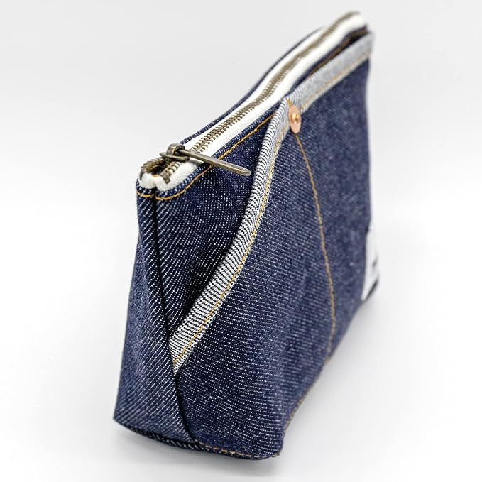Luddite Denim Boat Pouch S - Okayama Denim (Rigid)