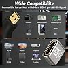 Adaptador HDMI Mini y Micro a HDMI 8K, 1 Par de Acopladores HDMI Macho a Hembra | HDMI 2.1 48Gbps, 8K@60Hz 4K@120Hz, HDR 3D Dolby, Compatible con Xbox, PS5, Raspberry Pi, Cámara y más 5