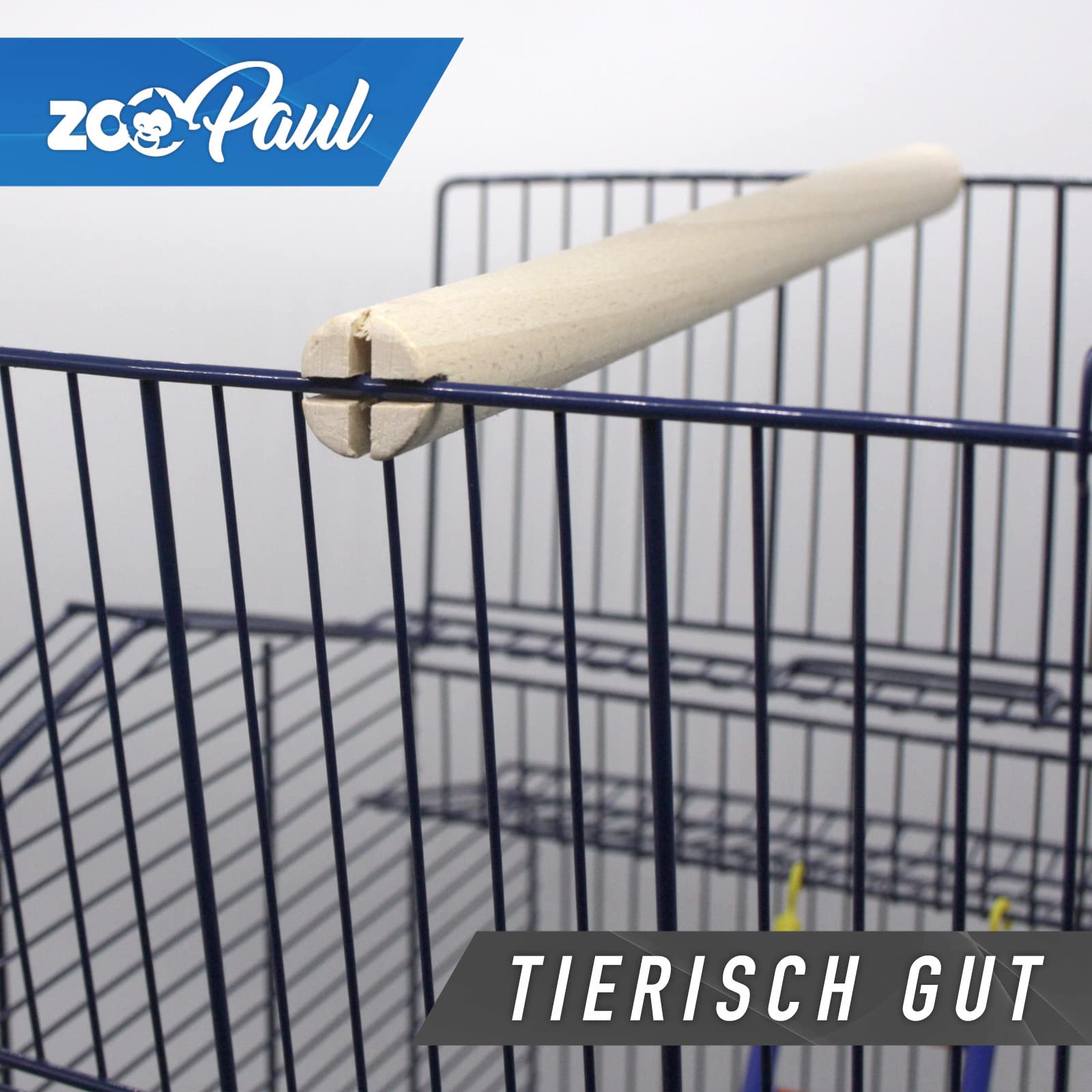 Großer XXL Vogelkäfig für Wellensittiche Kanarien Freisitz Gratis Badehaus Leiter und viel Zubehör (blau Weiss)
