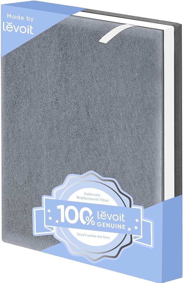 Levoit Vital 100 Air Purifier Filter, Genuine Vital 100-RF Replacement Filter, High-Efficiency Activated Carbon Filter for Removal of Smoke, Odor, Allergens and Pollen, 1 Pack by Levoit - Used condition - CA$29.88
