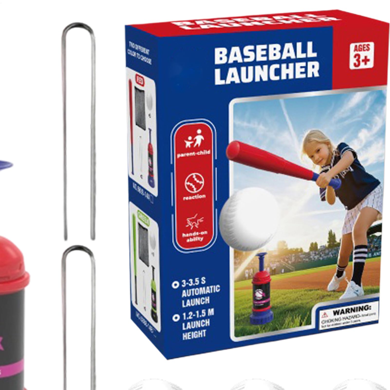 Baseball-Tee für Kinder Tragbare T-förmige Trainingsgeräte