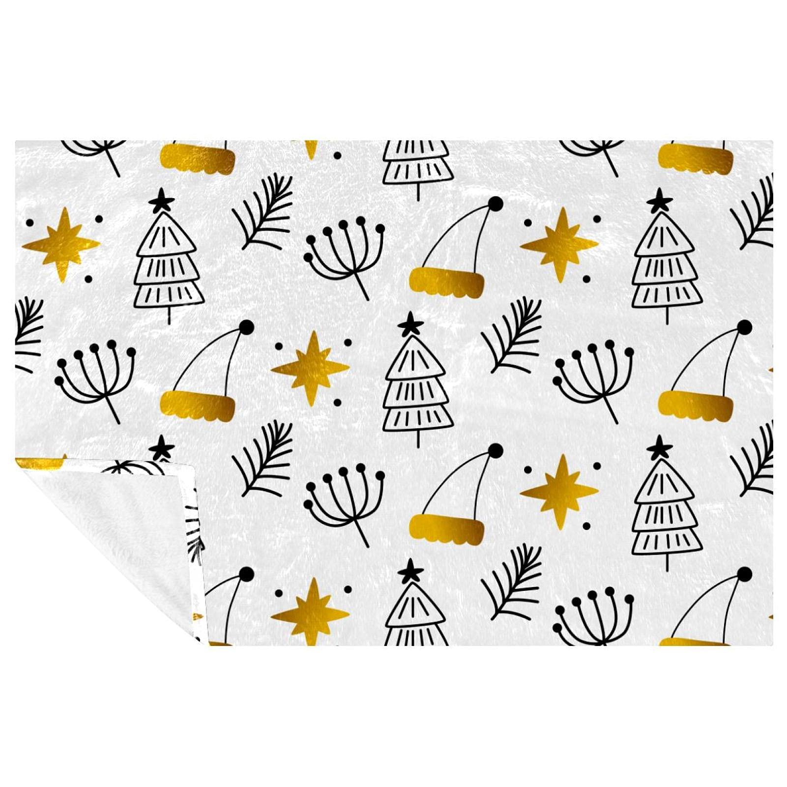 Couverture chaude de Noël 150x100 cm, le cadeau parfait pour le canapé