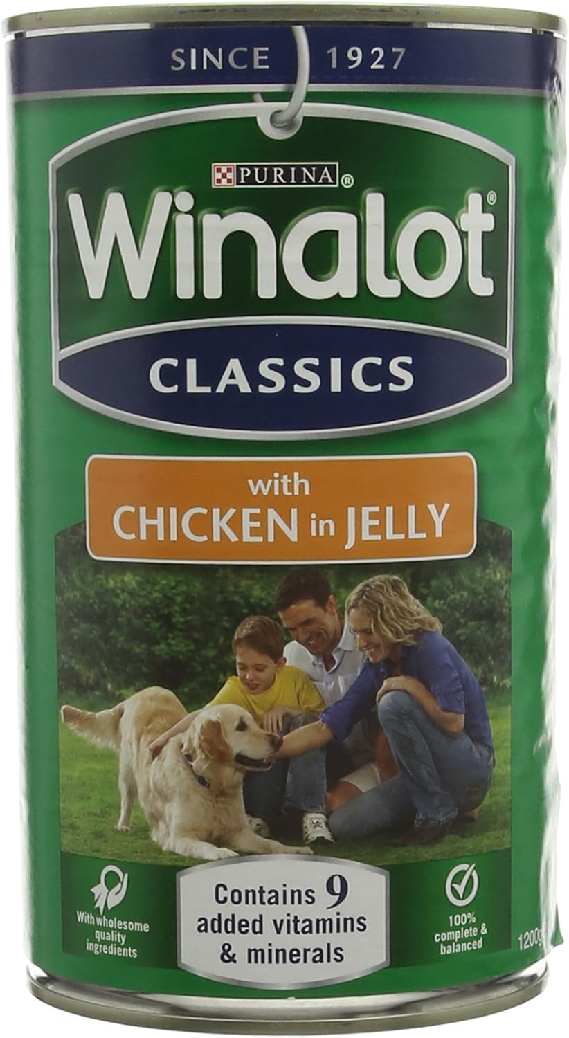 Winalot Chicken in Jelly Adult Dog Food, 1.2kg Amazon.co.uk Pet Supplies