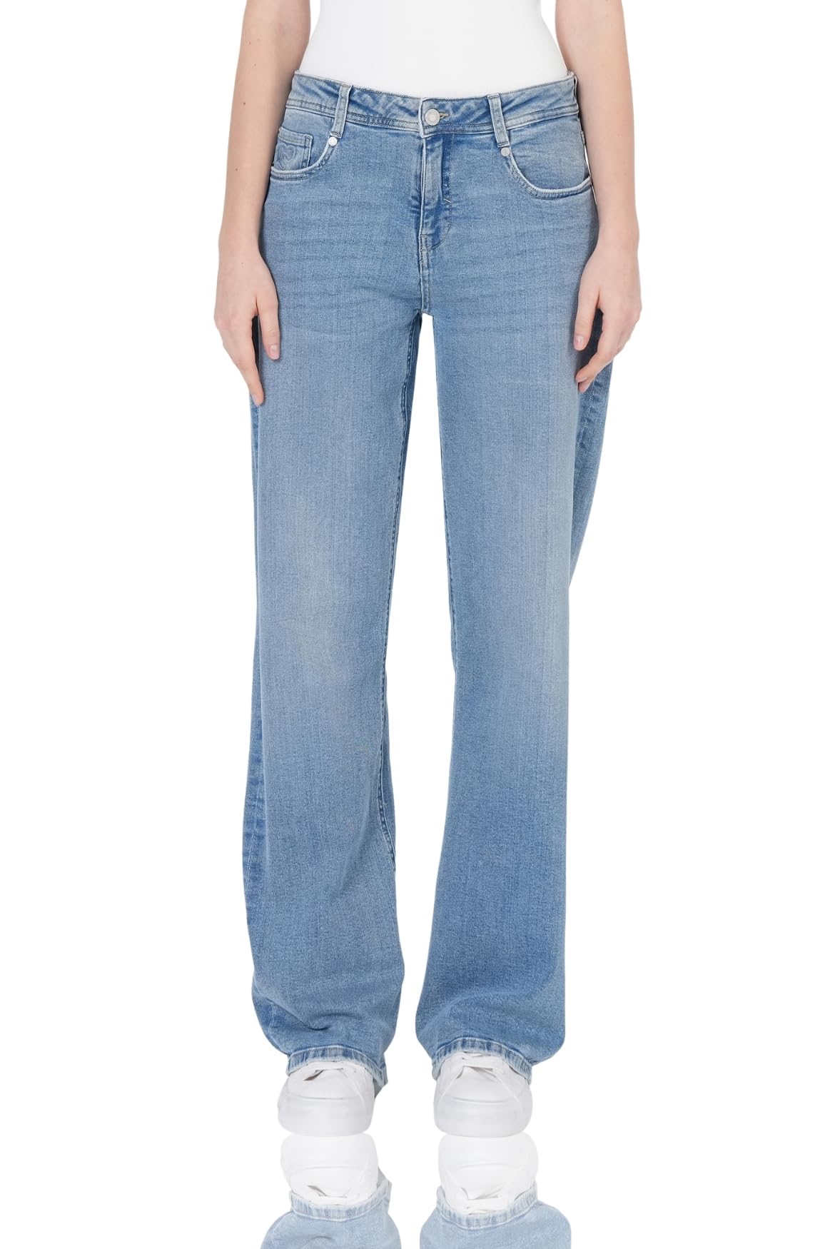 Miracle of Denim M.O.D Nicola Wide Leg Hose – Weitausgestellte Damen Jeans, Stretch Denim, Flared Jeans