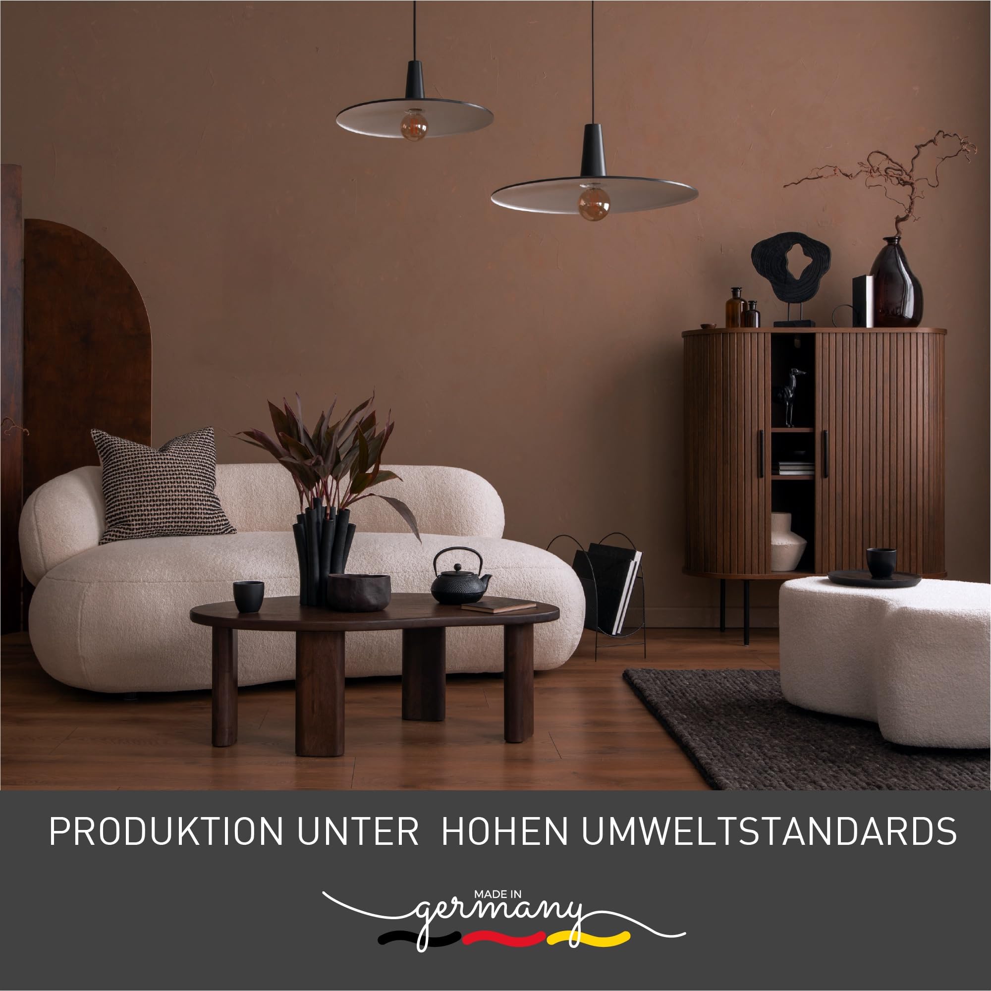 Craft Colors® 5L hochwertige Wandfarbe edelmatt, Kreidefarbe made in Germany, DESIGN Collection No. 835 Cappucino Braun