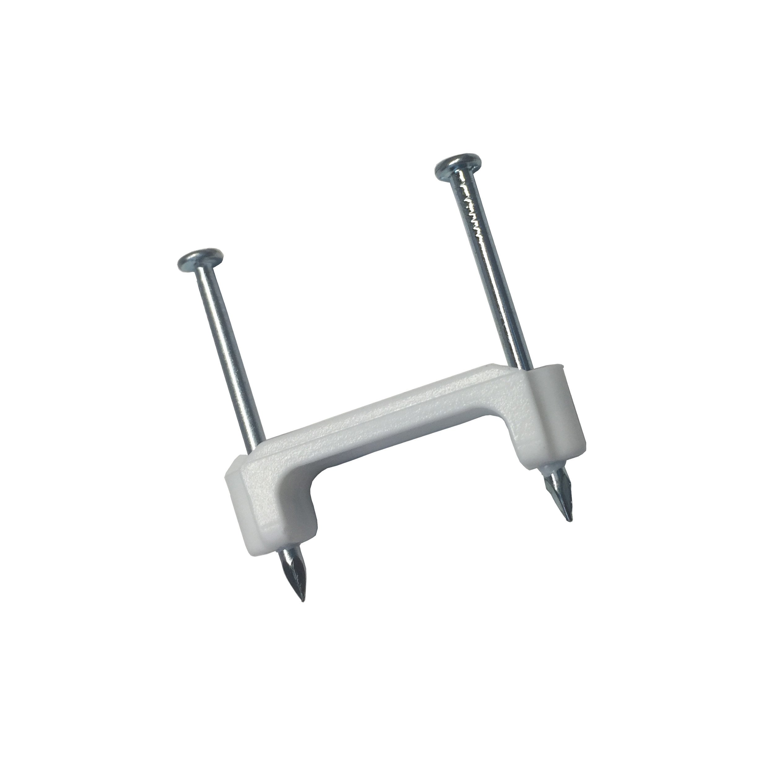Gardner Bender PS-150 Plastic Staple, ½ Inch., 14/2, 12/2, 10/2 (NM) Cable, Quick / Easy Installation, for Romex, UF, (NM) & More, 100 Pk., White — Amazon image 9
