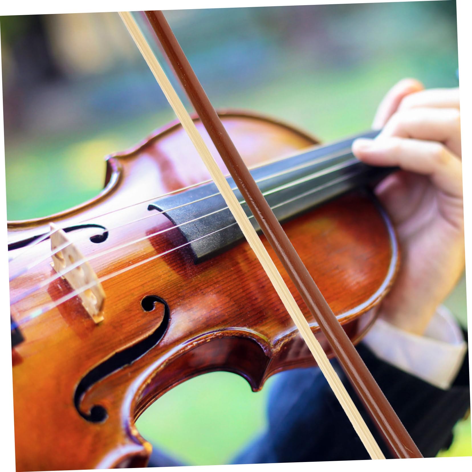 COSMEVIVI 3pcs Wood Made Violin Bow Instrument Accessory Musical Equipment Accessory Useful Violin Bow Practical Violin Bow Student Violin Bow Violin Bow Replacement Violin Bow 4/4