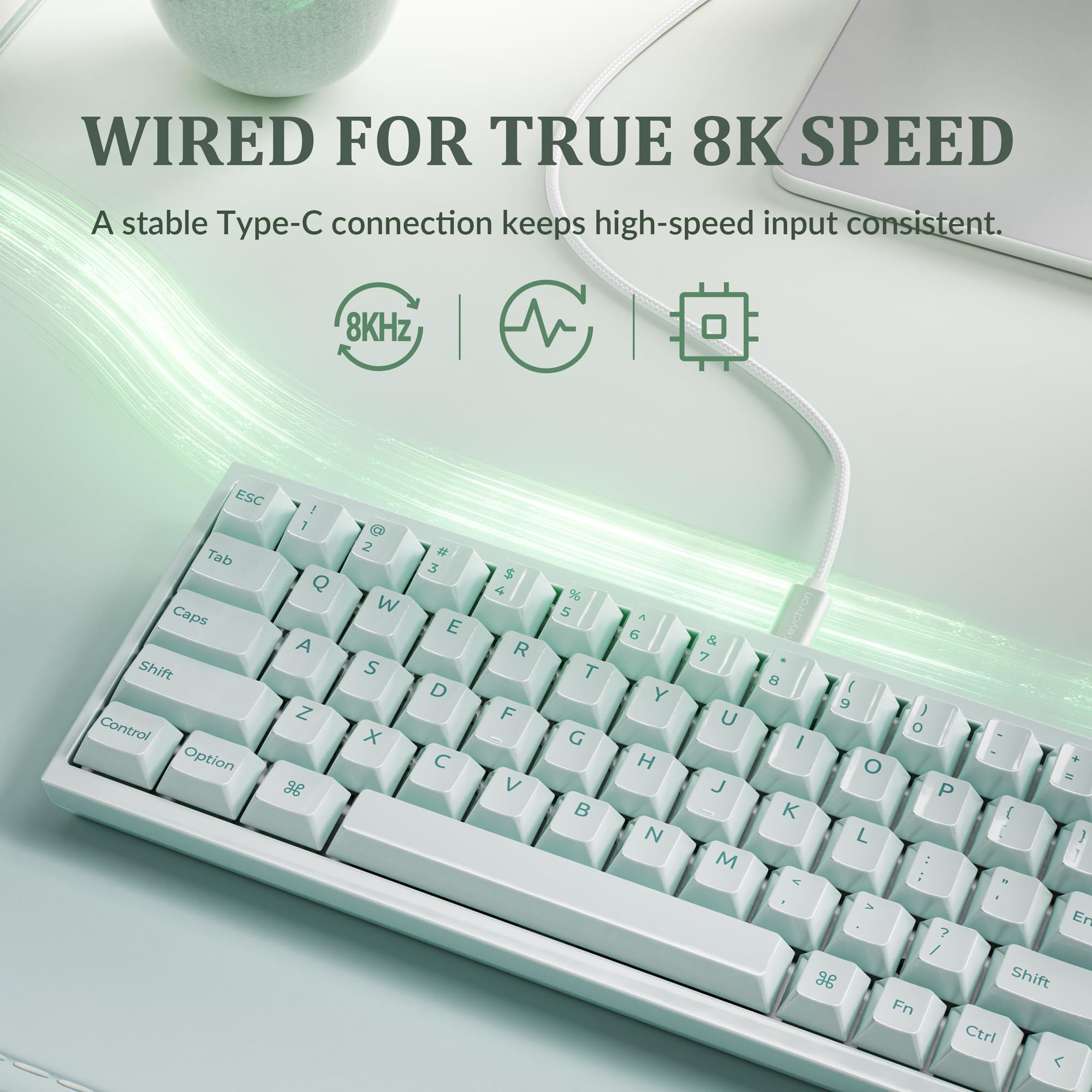 Amazon | Keychron Q16 HE 8K セラミック磁気キーボード ライト