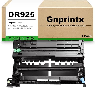 DR-925 DR925 Drum Unit Replacement for Brother HL-EX415DW HL-L5215DW HL-L6415DW HL-L6415DWT MFC-EX915DW MFC-L5715DW MFC-L6915DW Printer 1 Black, 15000 Pages