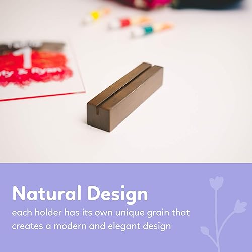 Miniatura 10 de TUR Party Supplies 15 Pack 3" Large Clear Acrylic Sign Holders  Wedding Sign Holders Table Numbers Display Stands  Acrylic Place Card Slot Stand -