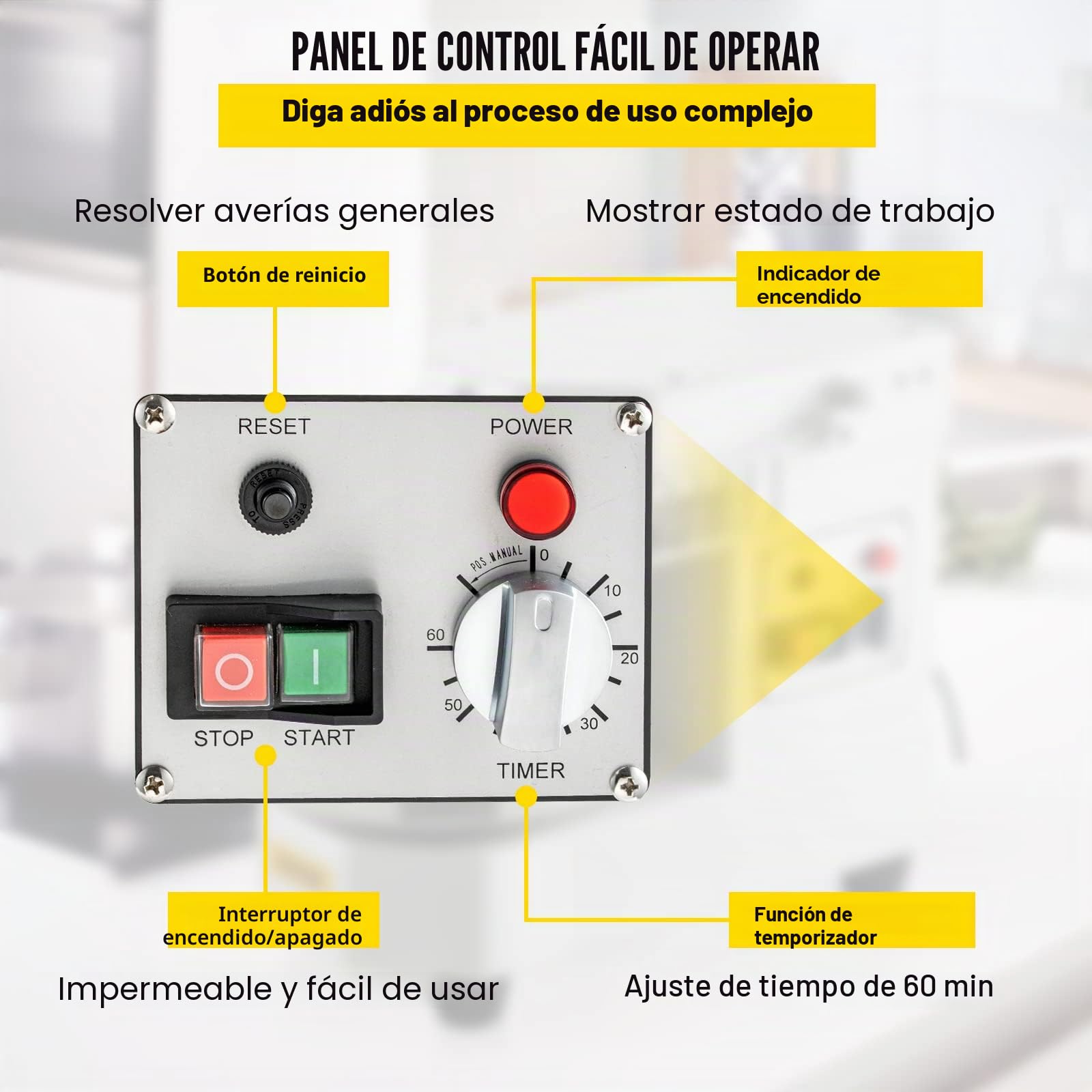 VEVOR Batidora de Cocina Comercial 8 L Batidora de Pie Comercial 159 r/min Amasadora de 550 W con Tazón de Acero Inoxidable Apto para Uso Alimentario para Restaurante Panadería 49,5 x 30,2 x 38,5 cm