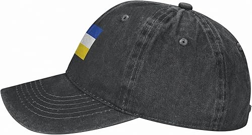 Miniatura 3 de Flag of Muzo (Boyacá) Adult Cowboy Baseball Cap Comfortable and Breathable for Men and Women Black