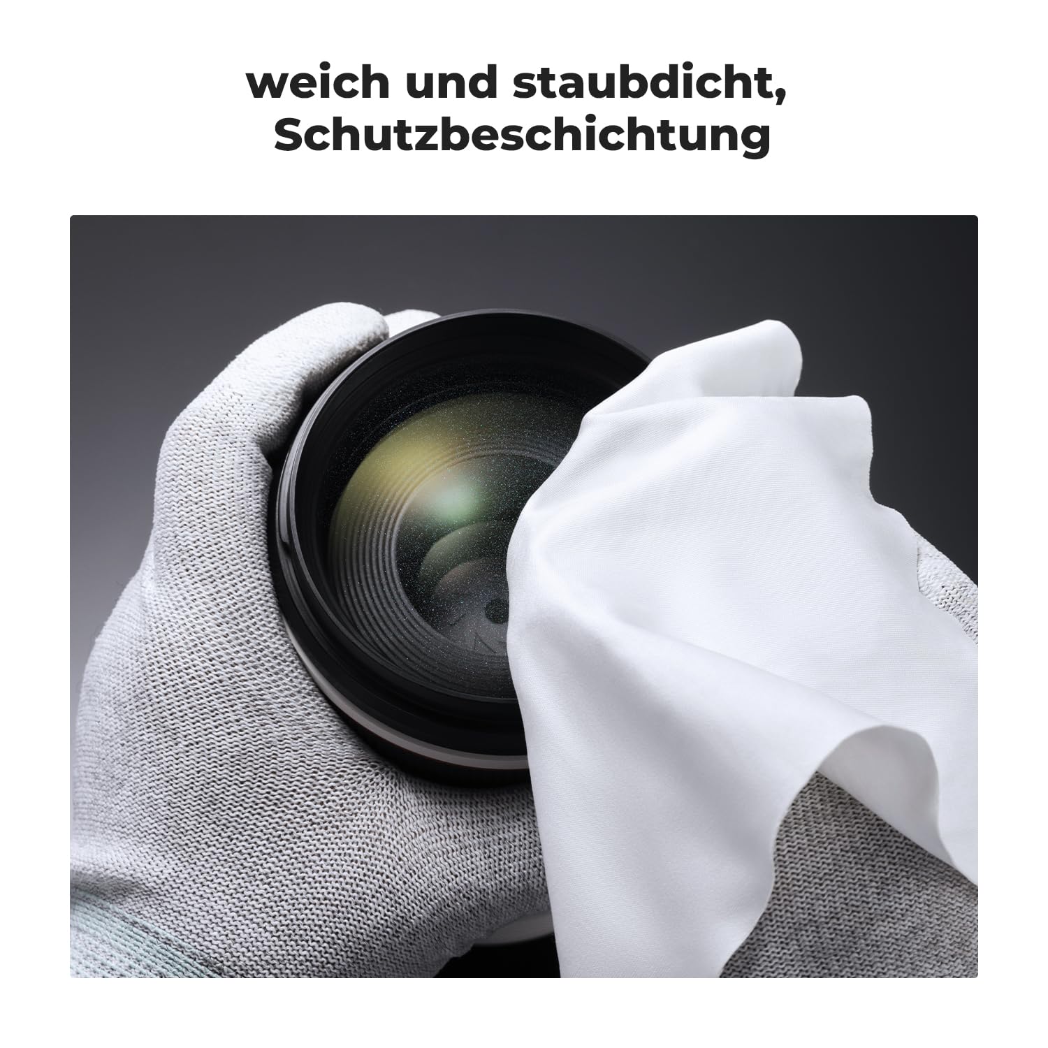 K&F CONCEPT Shimmer Diffusion Filter 67mm aus Optisches Glas mit 18 Schichten Nano-Beschichtung für Videoaufnahmen/Portraitfotografie (Nano-Klear)