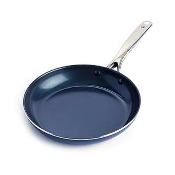 Blue Diamond CC001597-001 Toxin Free Ceramic Nonstick Safe Open Frypan, 10
