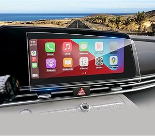 2021-2023 2024 Elantra Screen Protector for Hyundai Elantra (SEL/Limited/N Line/N) 10.2-inch Touch Screen, 2023 Elantra Hybrid Tempered Glass 2024 H yundai Elantra Accessories 10.2" (Navi)