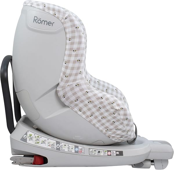 JYOKO Kids Funda para Romer Dualfix (DUALFIX-ISIZE -SWINGFIX, Picnic Vichy) - 4