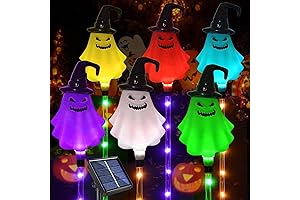 Eerie Halloween Solar Lights: Spooky Outdoor Decorations for Clearance