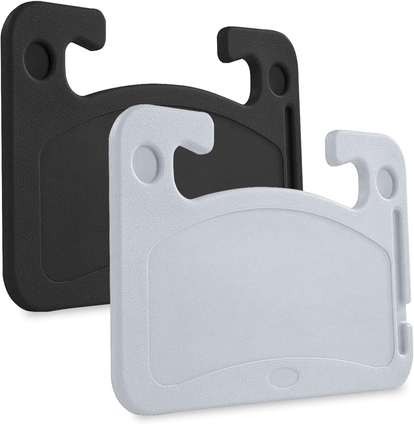 Kulolo Vassoio Multiuso Per Volante Auto – Scrivania Portatile Con Portabicchiere E Portapenne, Per Mangiare E Lavorare In Auto (Nero, 41,9x29,5 Cm)