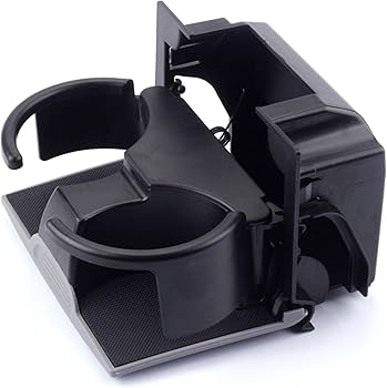 Amazon.com: Dasbecan Gray Rear Seat Cup Holder Console Box