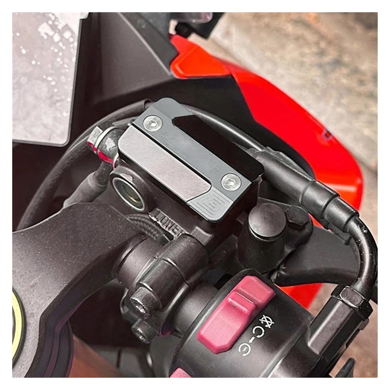 Motociclette Tappo Serbatoio Freni MISURA Per FJR1300 FJR 1300 Moto Frizione Anteriore In Alluminio Cilindro Del Liquido Dei Freni Master Serbatoio Tappo Di Copertura Della Protezione Olio