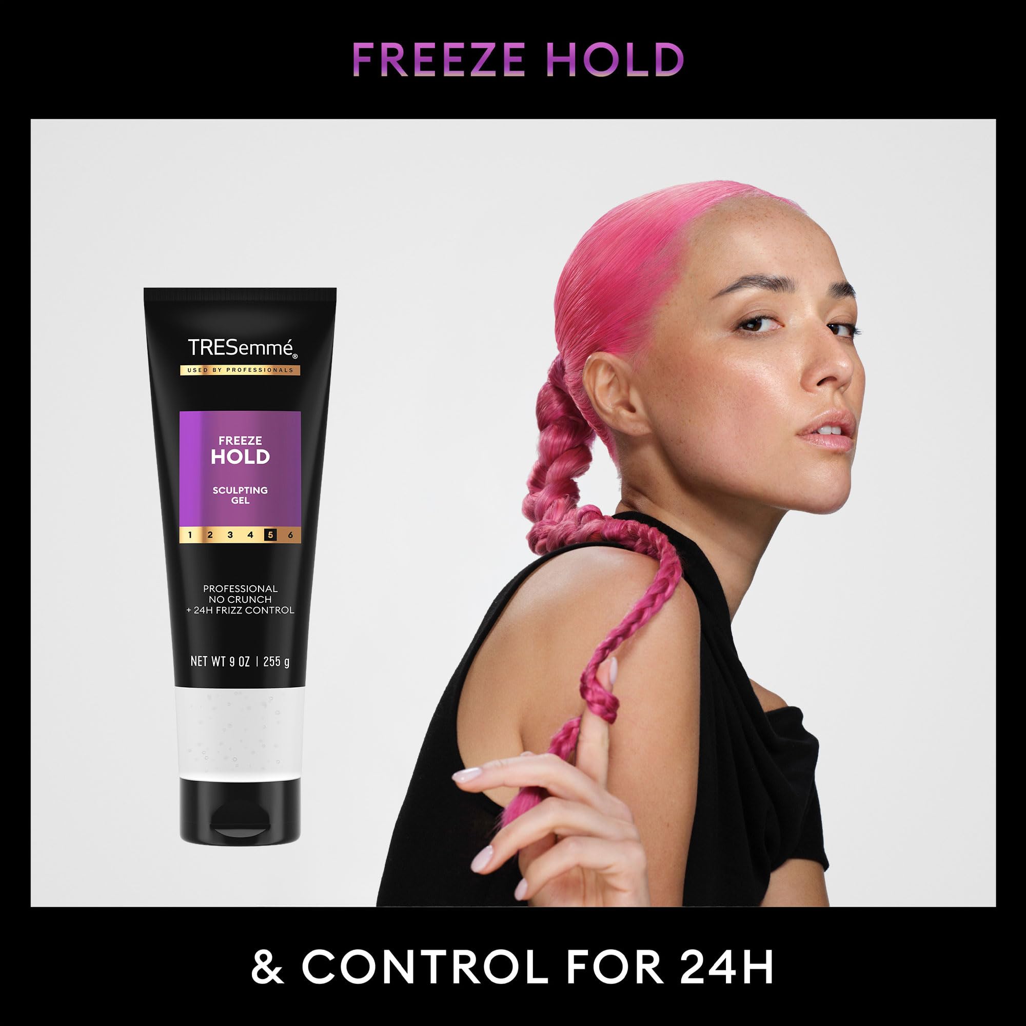 TRESemmé Mega Control Hair Gel 4-Pack with Keratin Repair Mask
