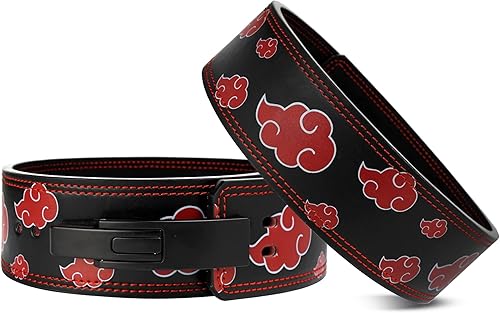 Miniatura 5 de Cinturón de palanca de levantamiento de pesas de anime  Cinturón de cuero de alta calidad de 0.394 pulgadas para levantamiento de pesas, culturismo,