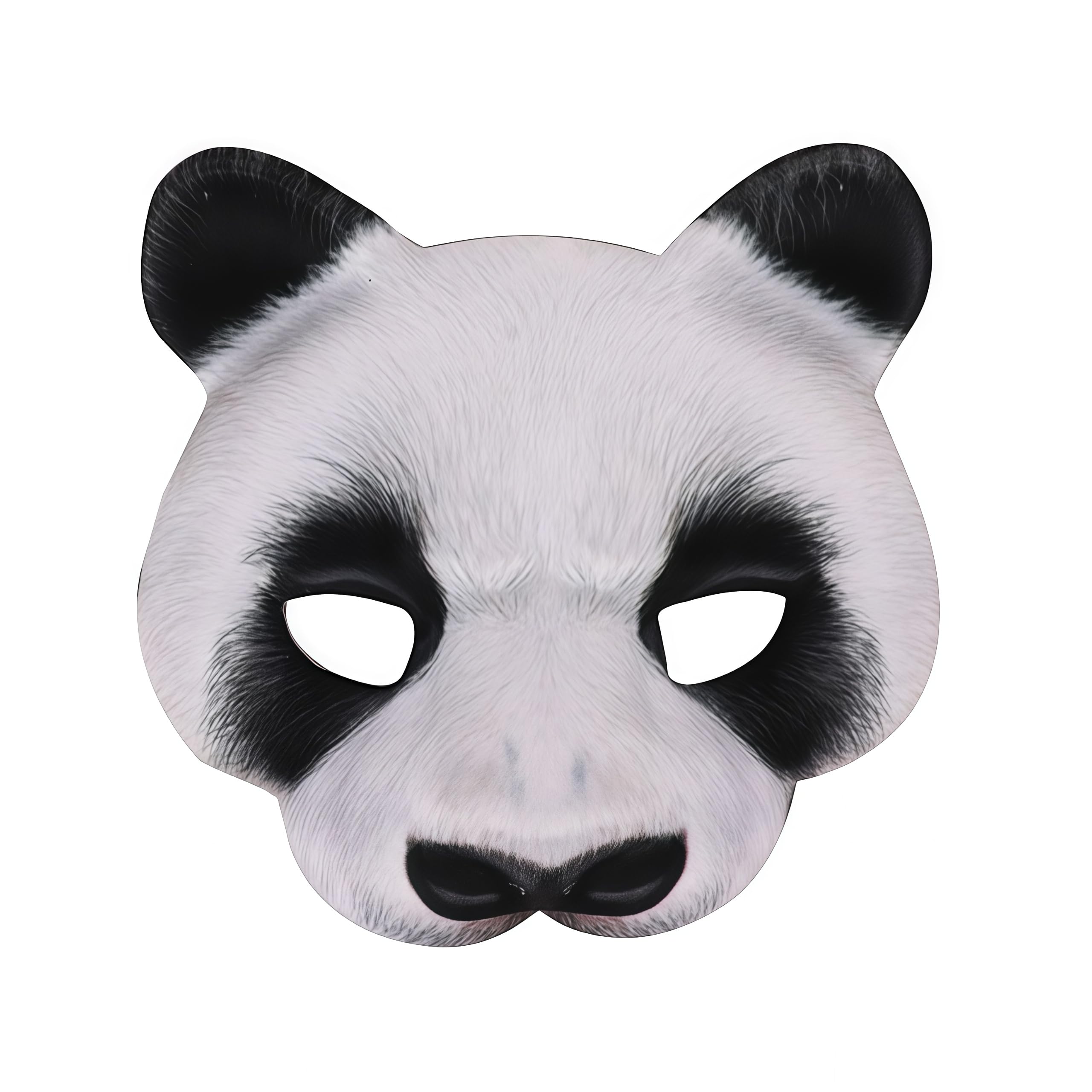 NewL Halloween 3D Animal Half Face Mask Masquerade Party Cosplay Costume for Women and Men (Panda -2)