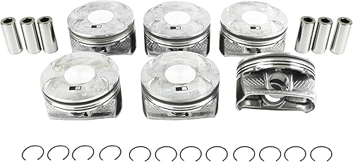 Miniatura 3 de DNJ P1169.20 Juego de pistones de gran tamaño para Chrysler 2011-2022, Dodge, Jeep, Ram, Volkswagen 1500, 1500 Classic, 200 3.6L V6 24V DOHC 3604cc