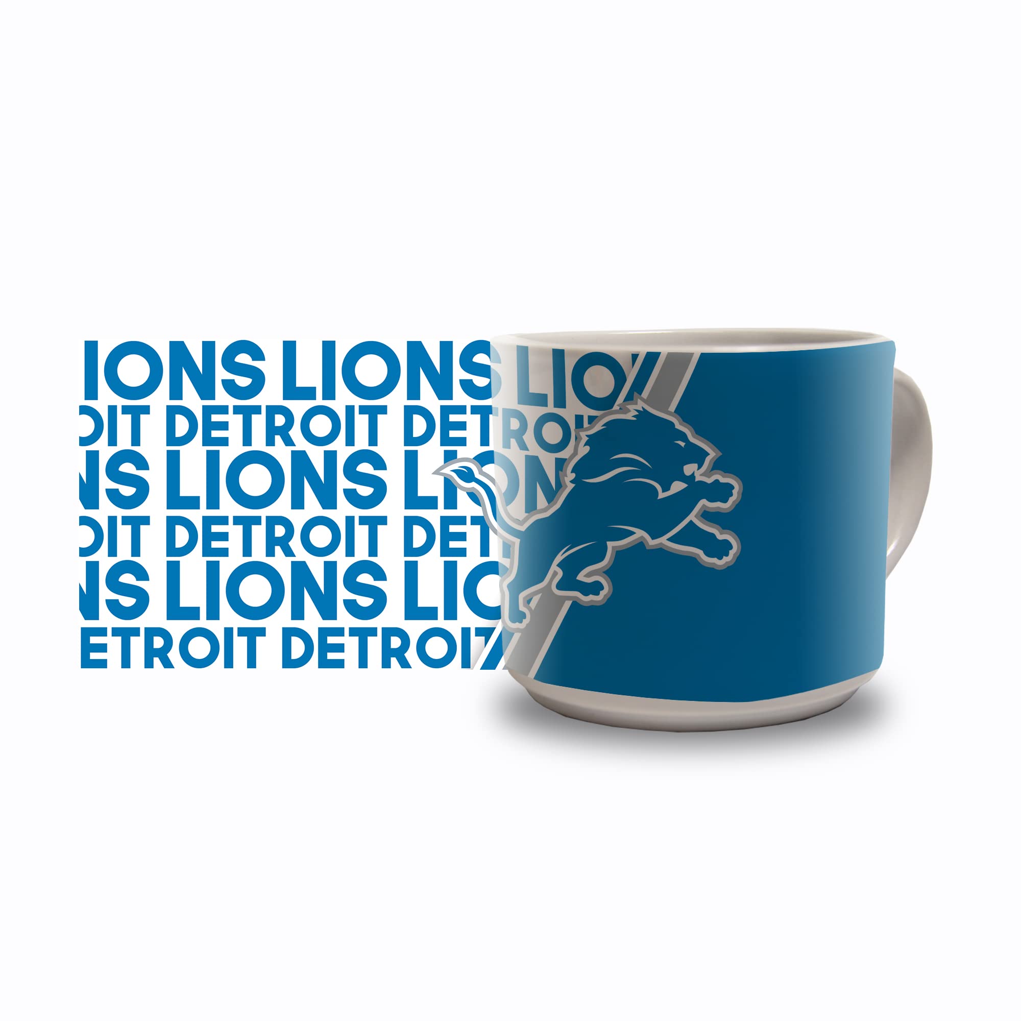 Tasse Detroit Lions NFL en céramique : un grand mug 414 ml résistant aux lavages