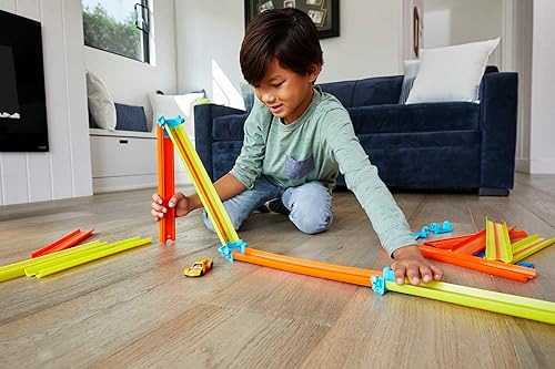 Miniatura 2 de Hot Wheels Track Builder - Paquete de rieles plegables surtidos