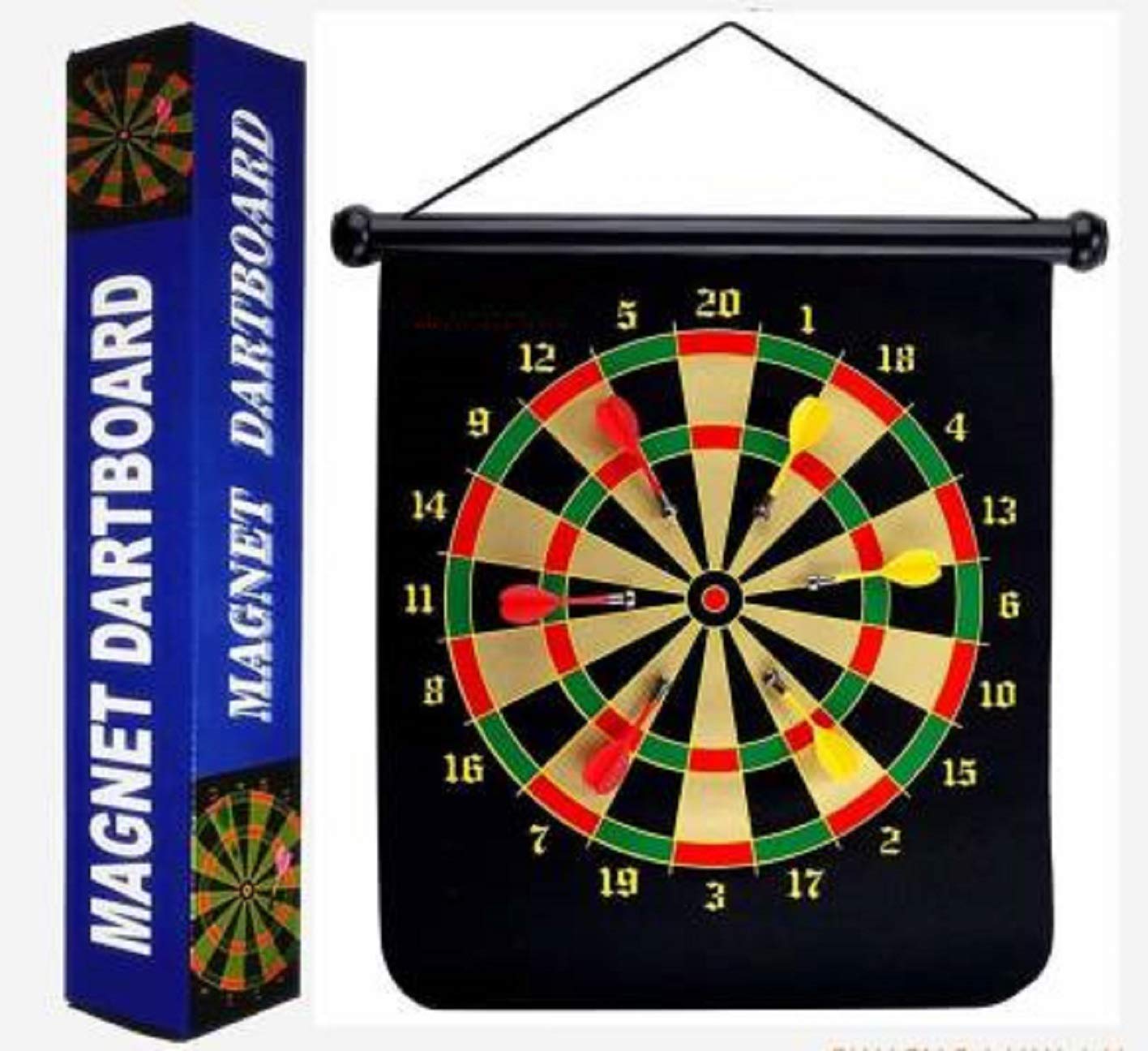 Vortex Toys Magnetic Magnet Reversible Dart Board Two-Sides