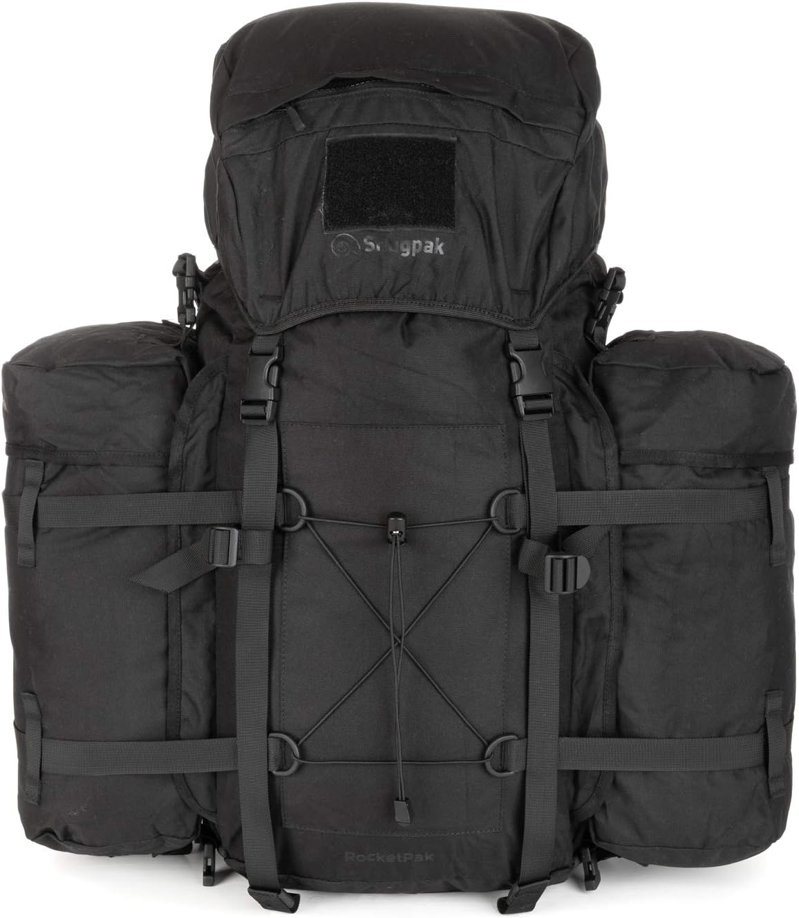 SnugpakRocketPak | 70L | Rucksack | Fully Detachable Side Pockets (Black)