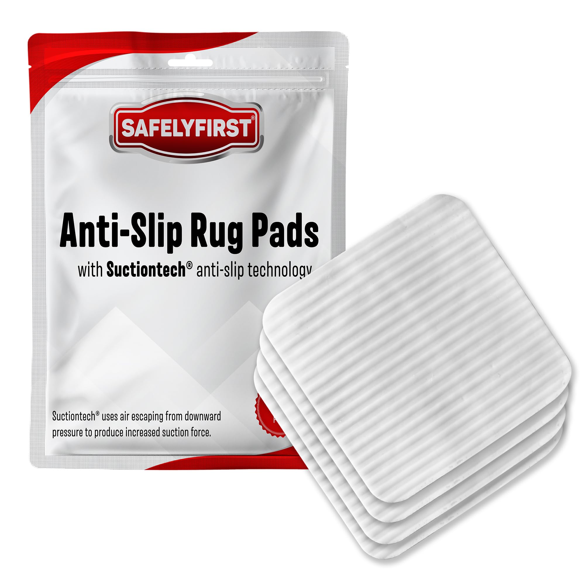 Rug Grippers, Non-Slip Pads & Under Carpet Tape - Anti-Slip Carpet Adhesive to Prevent Sliding - Hardwood Floors Compatibility and Washable Rugs - Say Goodbye to Slips | Designed to Keep You Safe