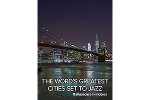 Holiday Fireplace with Relaxing Jazz Music