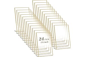 Gold 4x6 Acrylic Picture Frames: Display Your Art with Style