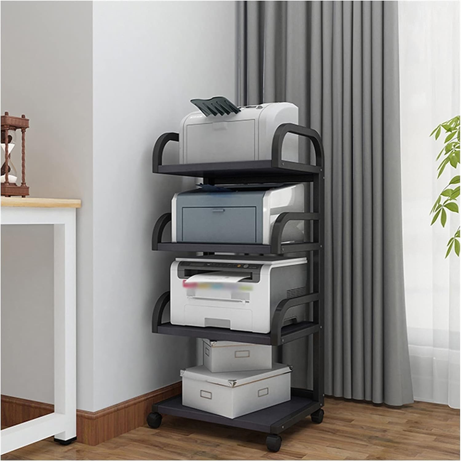 Support D'Imprimante Réglable En Hauteur, Chariot D'Imprimante à 3